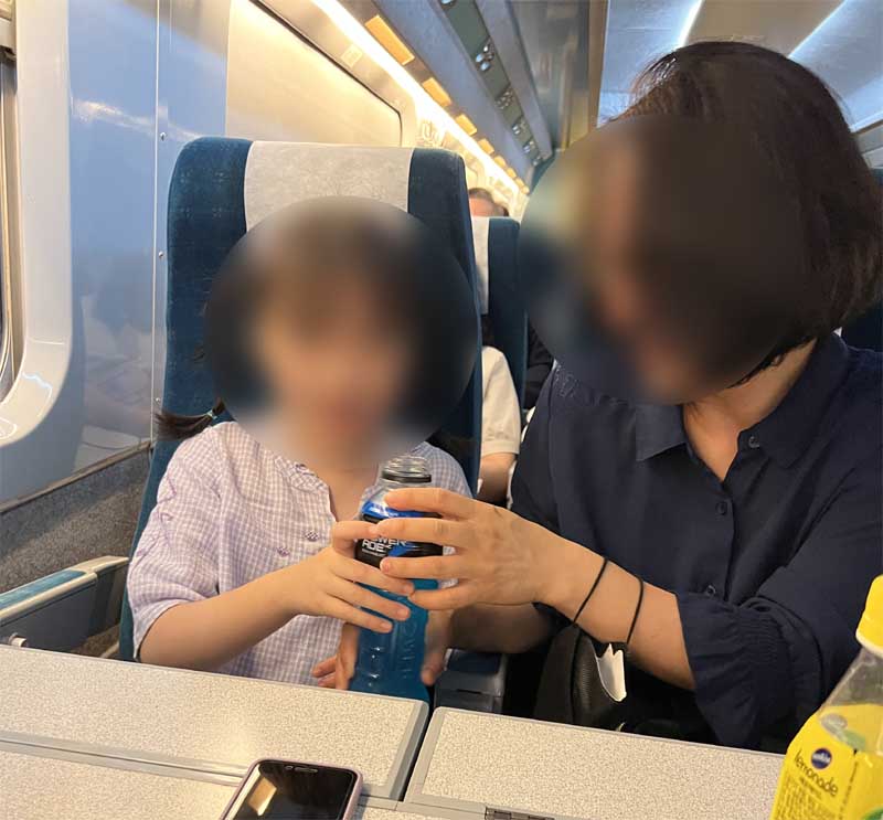 KTX 가족 일반실 좌석 여행