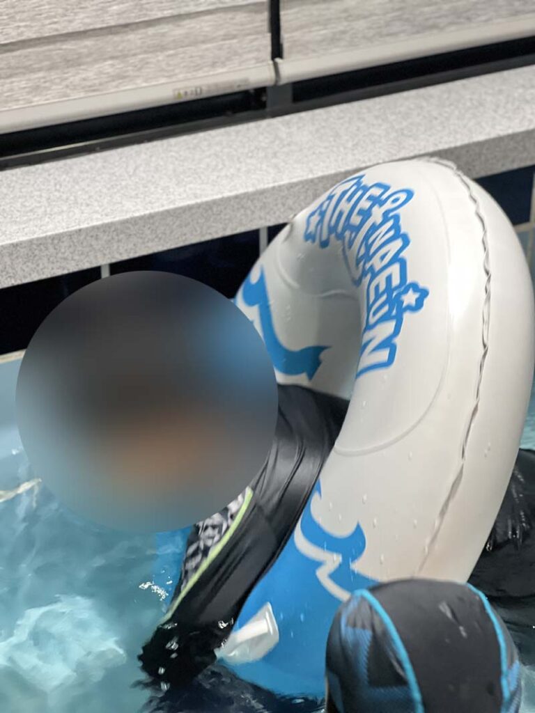 경주 펜션 풀장 아이들 물놀이