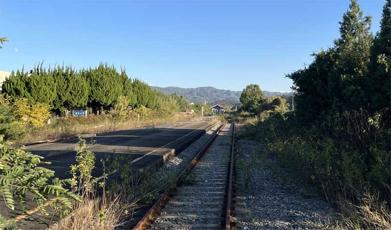 불국사 녹슨 철로