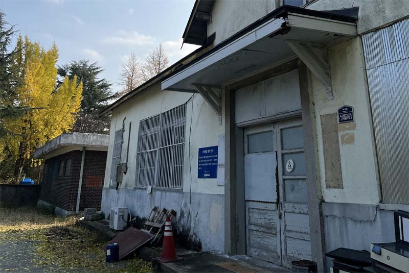 쓸쓸한 폐역 모량역과 은행나무