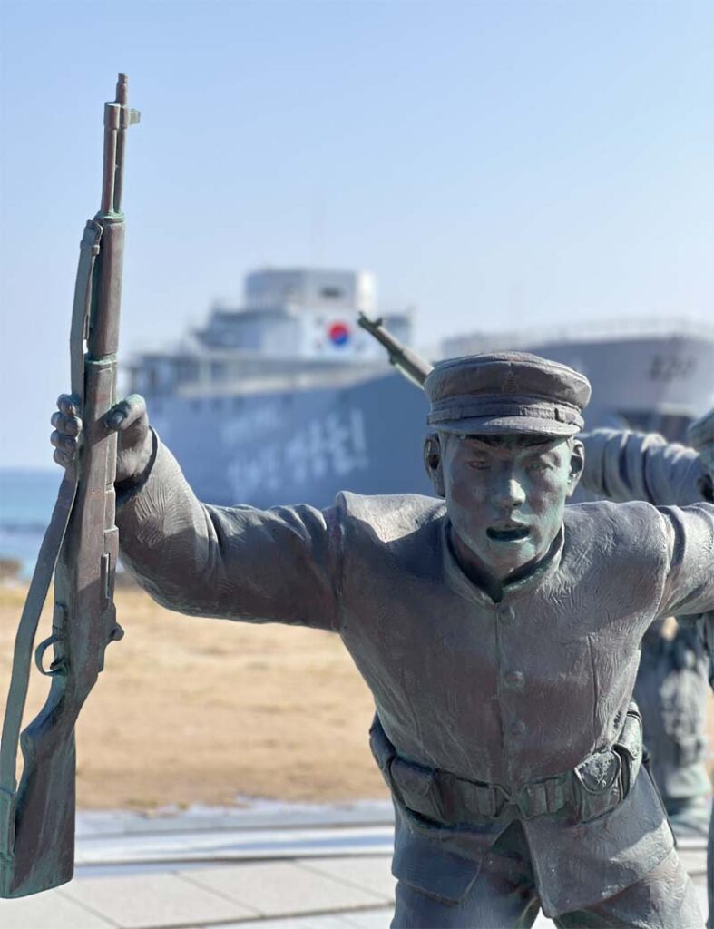 장사상륙작전 기념공원 역사의 현장 학습