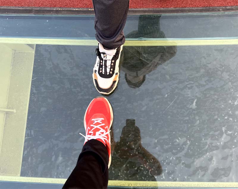 해상 스카이워크에서 즐긴 짜릿한 경험