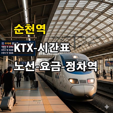 순천역-KTX-시간표-정차역-노선도-첫기차-마지막기차-요금표