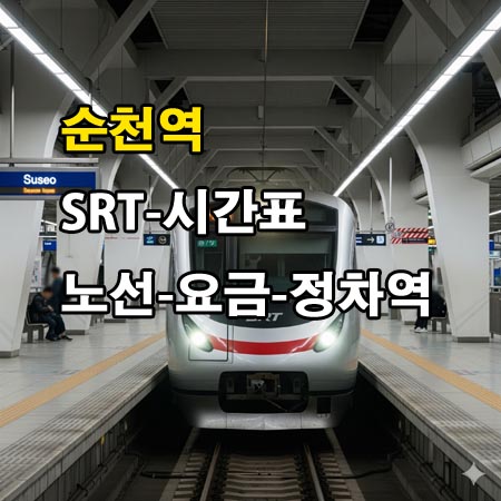 순천역-SRT-시간표-정차역-노선도-첫기차-마지막기차-요금표