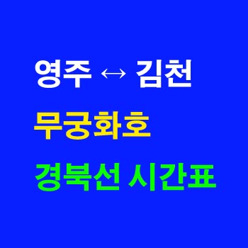 경북선-무궁화호-시간표-영주역-김천역-상하행-전체-첫기차-마지막기차-노선-요금-정차역-실시간